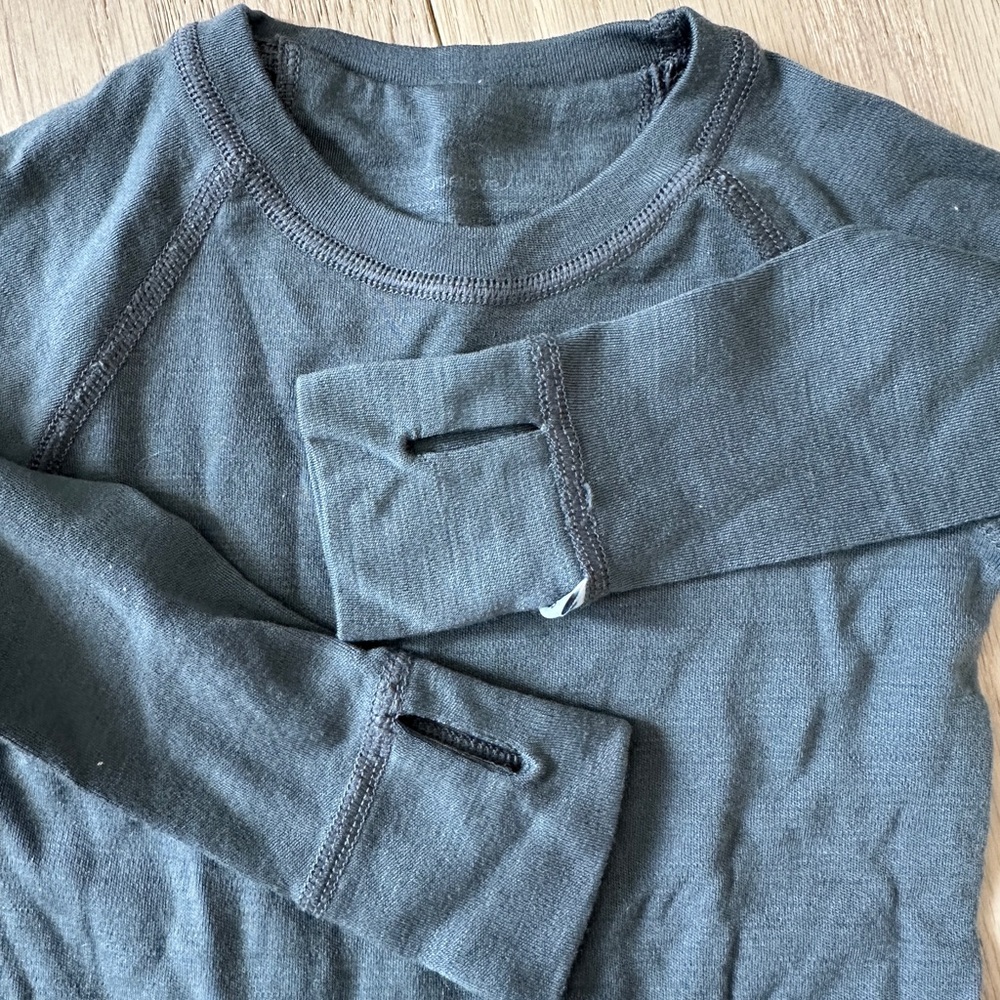 Merino Wool Kids Base Layer 3T - Picture 3 of 6